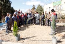 گزارش تصویری از آئیین درختکاری و تقدیر ازهمکاران فضای سبز دانشگاه
